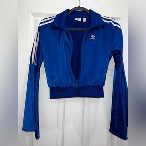 Adidas Bellista Track jacket 

BLUE Bellista Satin Bell Sleeve Track Top in XS